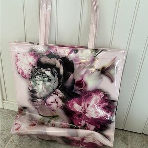 Floral Pink Tote Bag